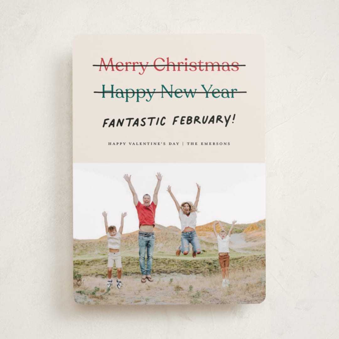 "Fantastic February" - Valentine's Day Cards in Ecru by Erica Krystek - Front