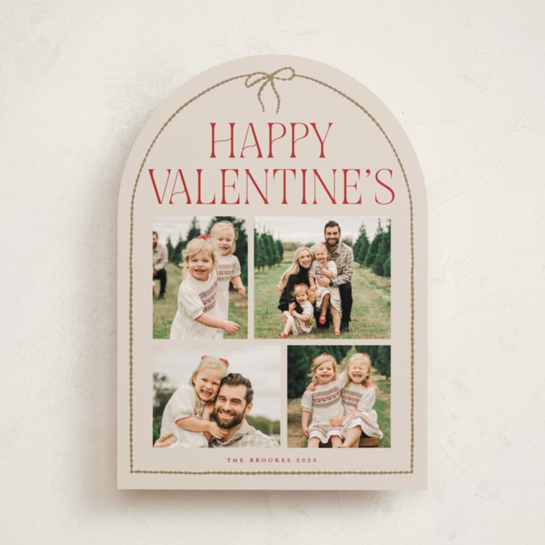 "frame bow" - Valentine's Day Cards in Pudding by Vivian Yiwing - Front