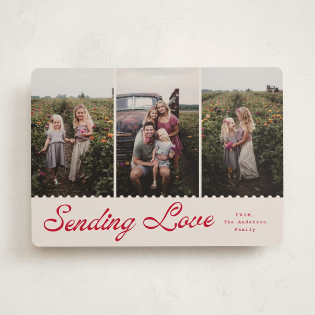 "jagged edge" - Valentine's Day Cards in Pudding by Cass Loh - Front