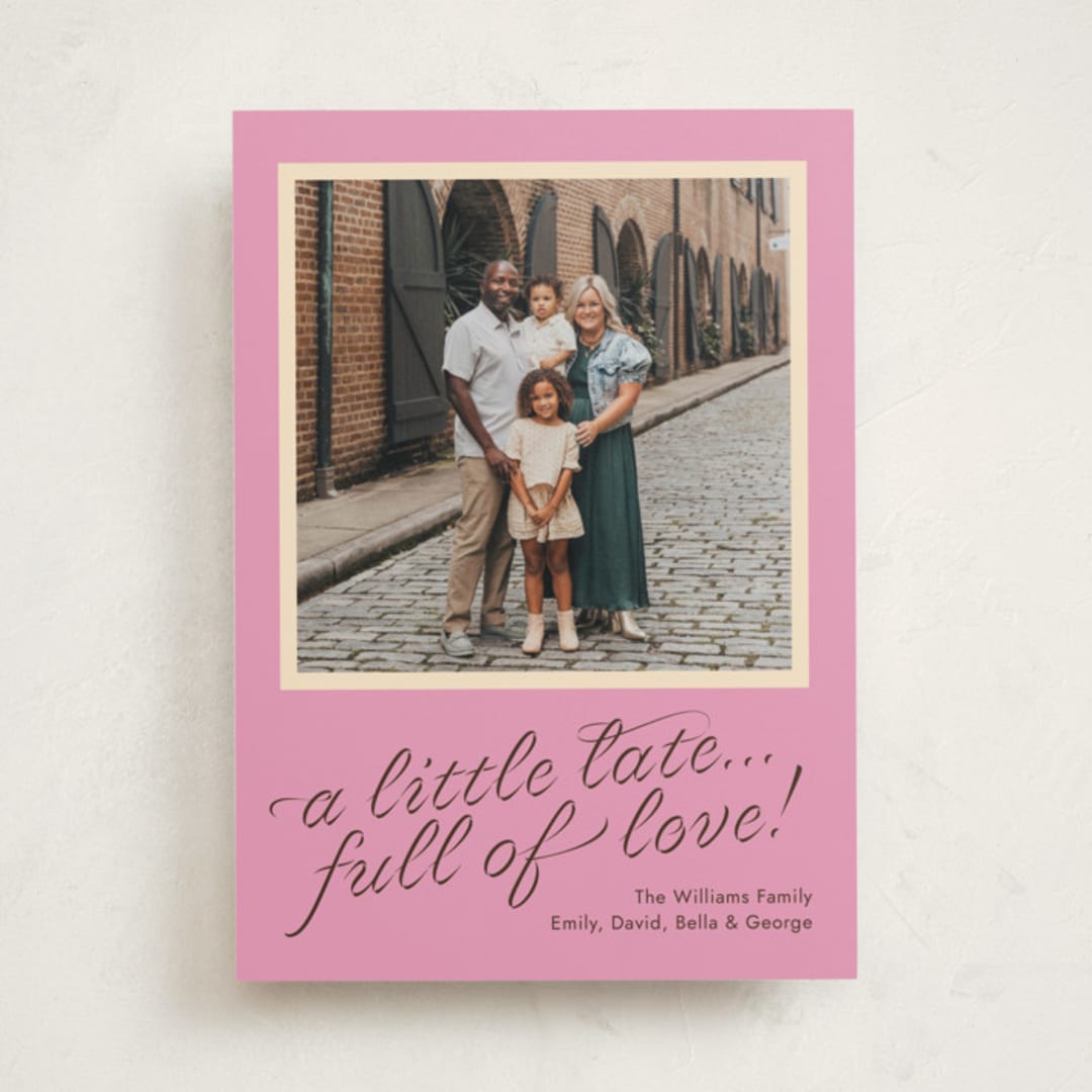 "cotillion" - Valentine's Day Cards in Strawberry by Megan Davis - Front