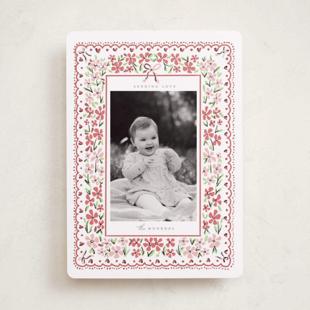 "Vintage" - Valentine's Day Cards in Rose by Hudson meet Rose - Front