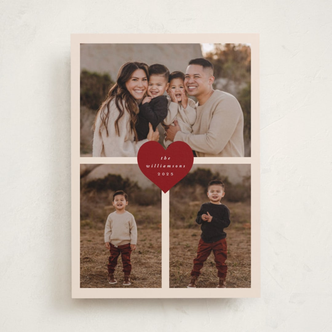 "Heart Tag" - Valentine's Day Cards in Cookie Dough by Stacy Maalouf - Front
