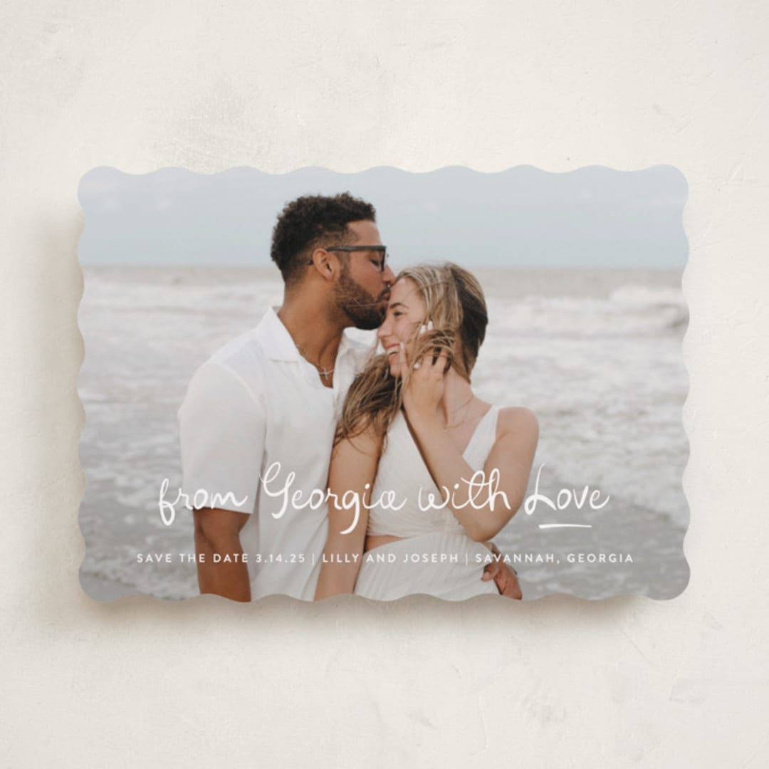 "Wherever you Are" - Valentine's Day Cards in Snow by Lauren Chism - Front