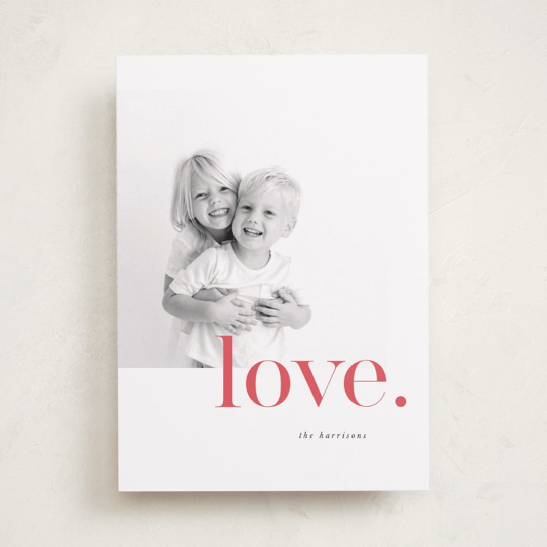 "Just Love" - Valentine's Day Cards in Strawberry by Iveta Angelova - Front