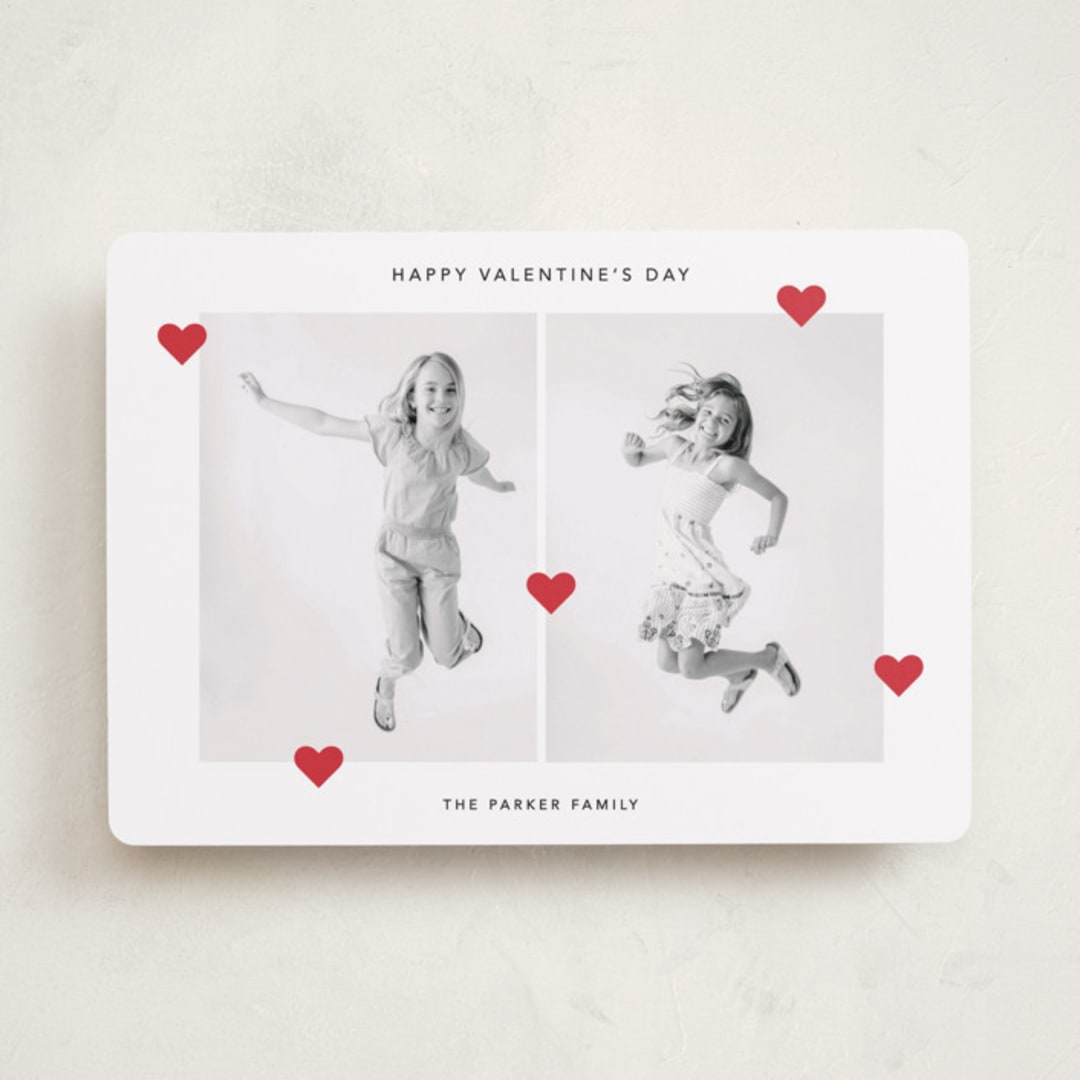 "air hearts" - Valentine's Day Cards in Cherry by Eric Ransom - Front