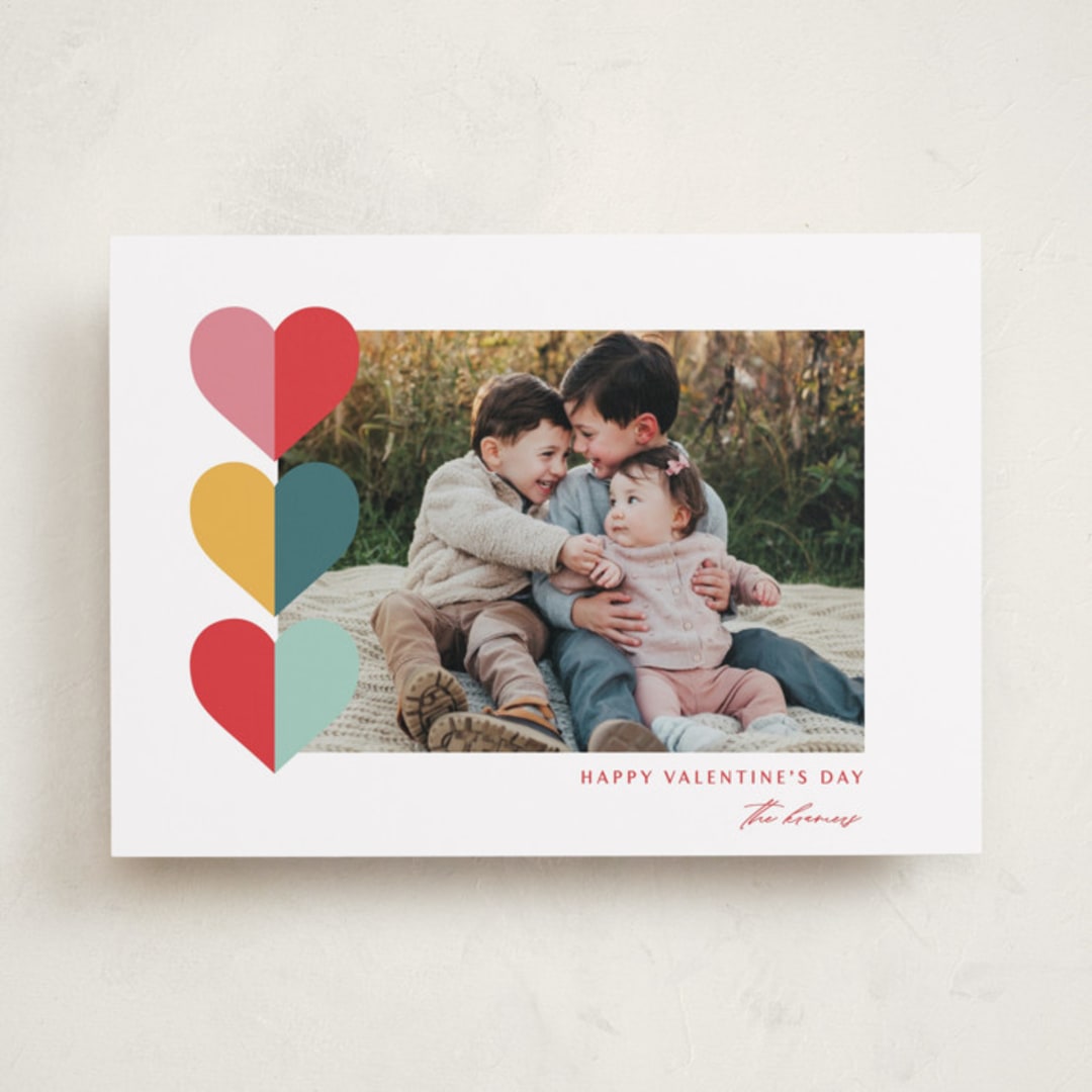 "hearts trio" - Valentine's Day Cards in Confetti by Leah Ragain - Front