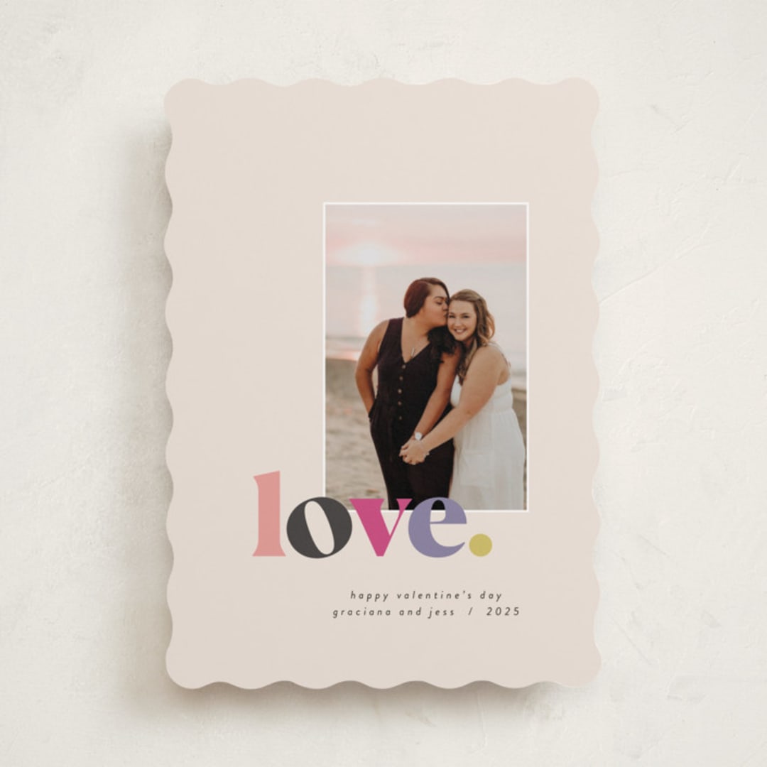 "Prismatic Love" - Valentine's Day Cards in Sunset by Merian - Front