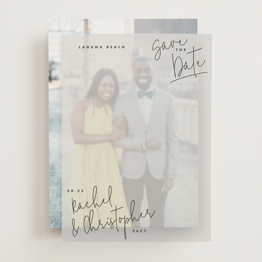 "hand-written" - Vellum Overlays in Ebony by Lindsay Stetson Thompson - Front