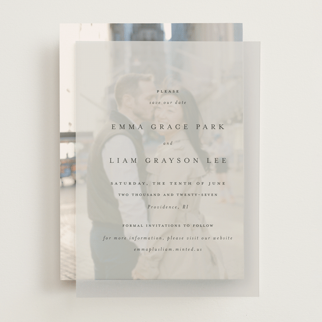 "A Thousand Years" - Vellum Overlays in Licorice by Design Lotus - Front