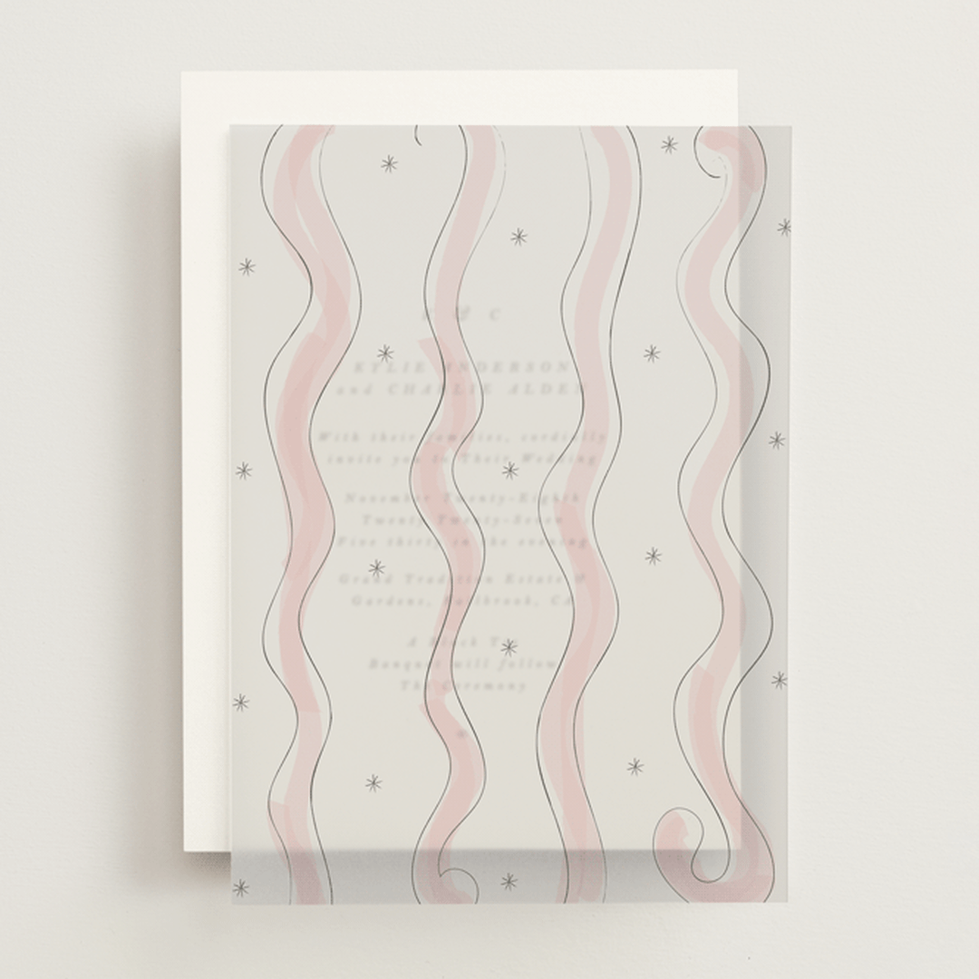 "Modern Fairy Tale" - Vellum Overlays in Rose by Helena Vitto - Front