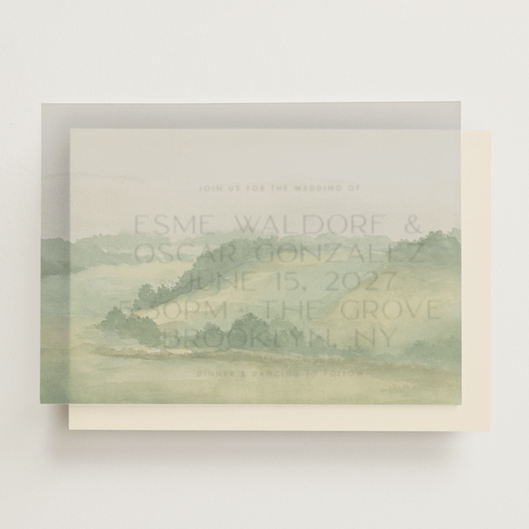 "The Vow" - Vellum Overlays in Meadow by Elly - Front
