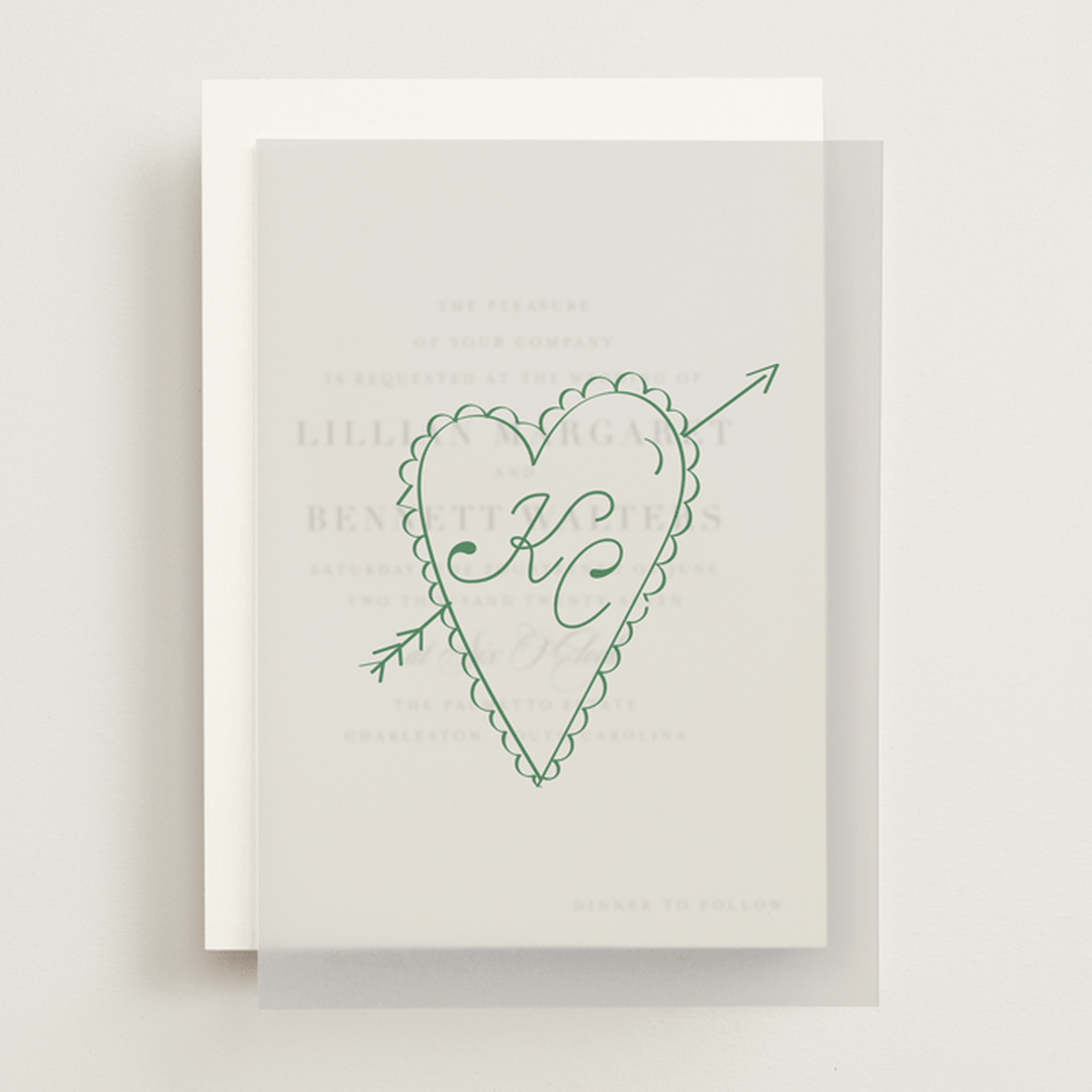 "Crazy Little Thing Called Love" - Vellum Overlays in Avocado by Helena Vitto - Front