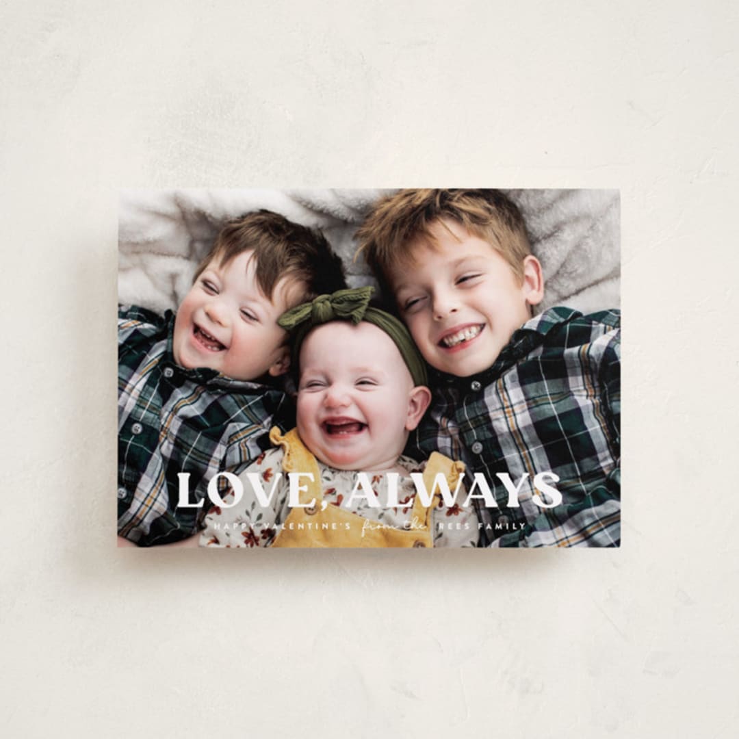 "love, always" - Valentine's Day Cards in White Light by Sara Hicks Malone - Front