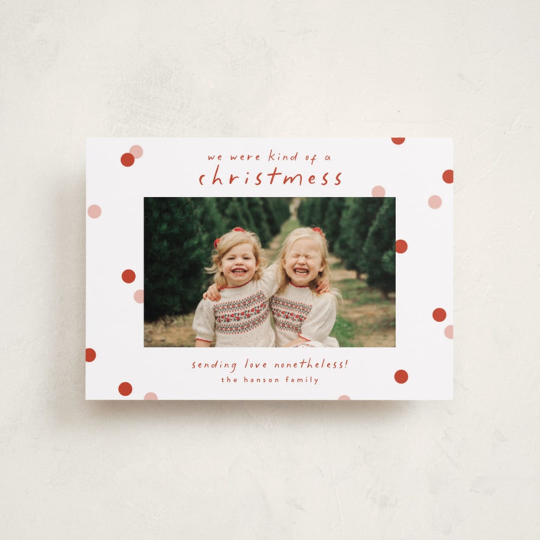 "Christmess" - Valentine's Day Cards in Peppermint by Laura Hankins - Front