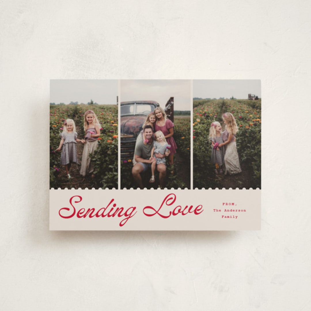 "jagged edge" - Valentine's Day Cards in Pudding by Cass Loh - Front