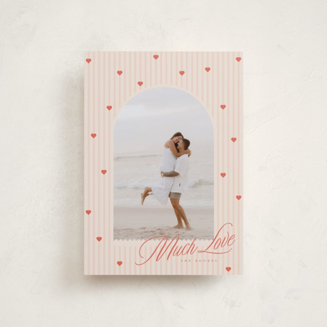 "Much Hearts" - Valentine's Day Cards in Crimson by Vera Lim - Front