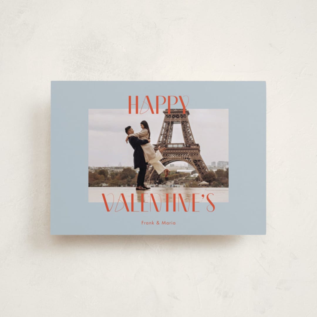 "Paris" - Valentine's Day Cards in Blue Sky by Ani Somi - Front