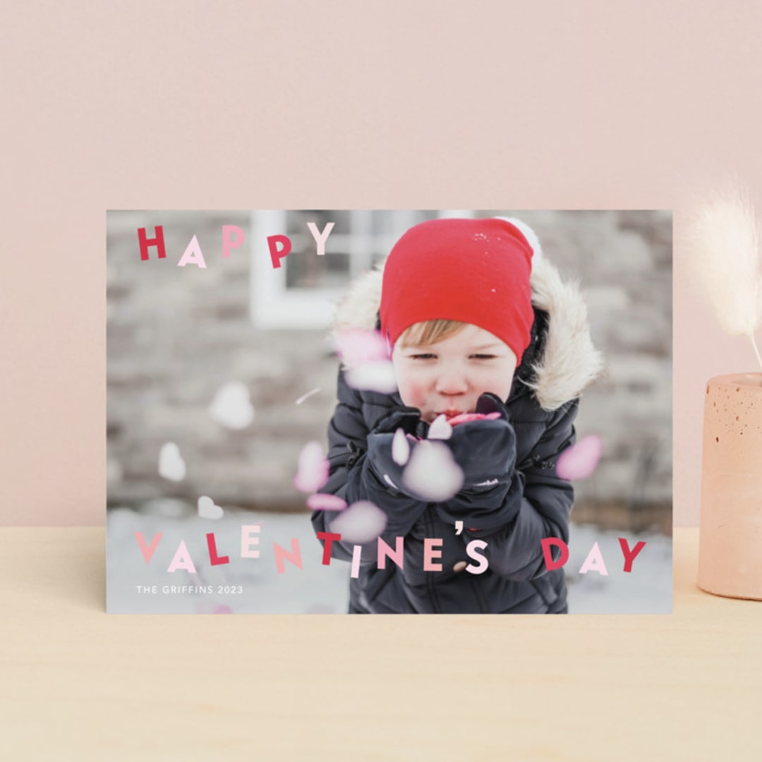 "Dancing Valentine" - Valentine's Day Cards in Cotton Candy by Yaling Hou Suzuki - Front