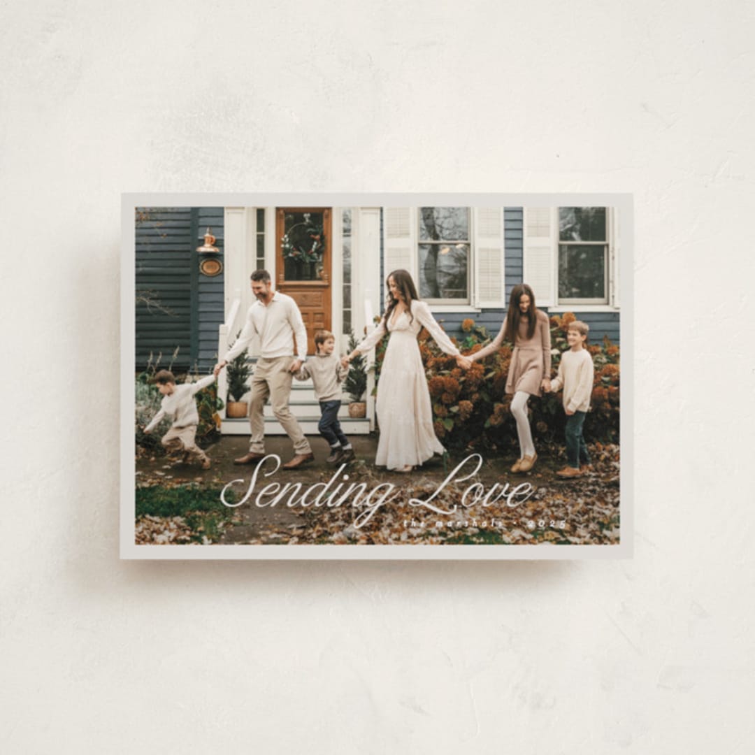 "Noelle" - Valentine's Day Cards in Marshmallow by Pati Cascino - Front