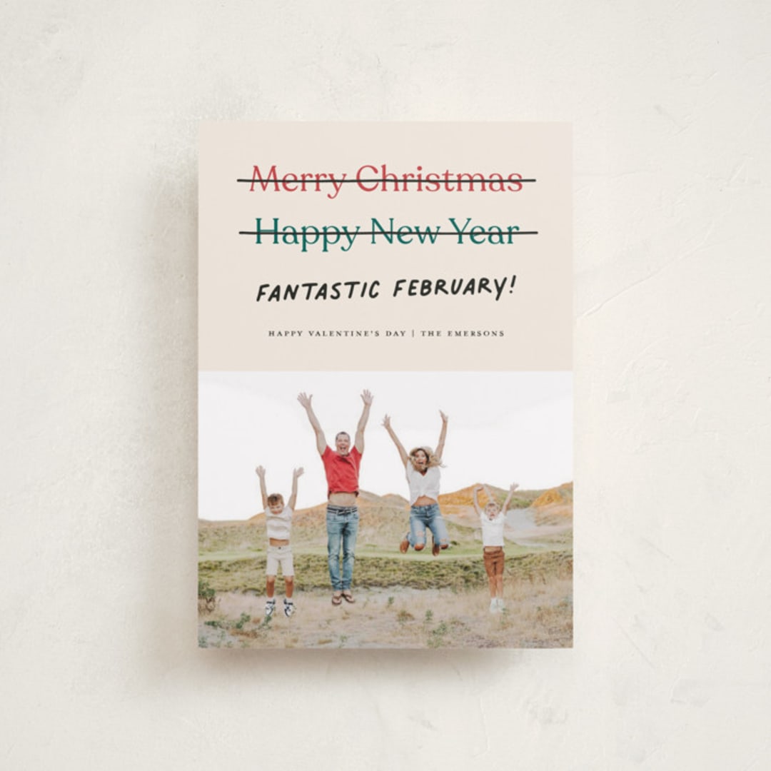 "Fantastic February" - Valentine's Day Cards in Ecru by Erica Krystek - Front