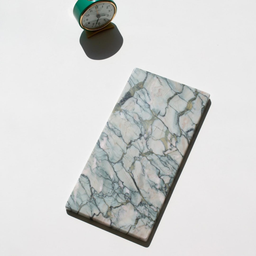 "Marble Vanity Tray (ANTIQUE ROQUEFORT)" - Vanity Trays and Dishes in blue by the parmatile shop