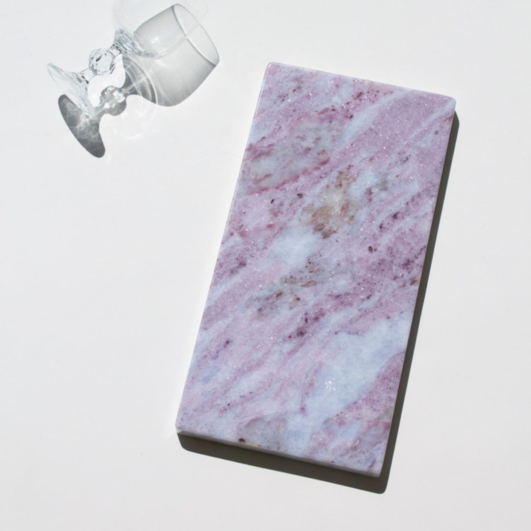 "Marble Vanity Tray (MILKY GALAXY)" - Vanity Trays and Dishes in purple by the parmatile shop