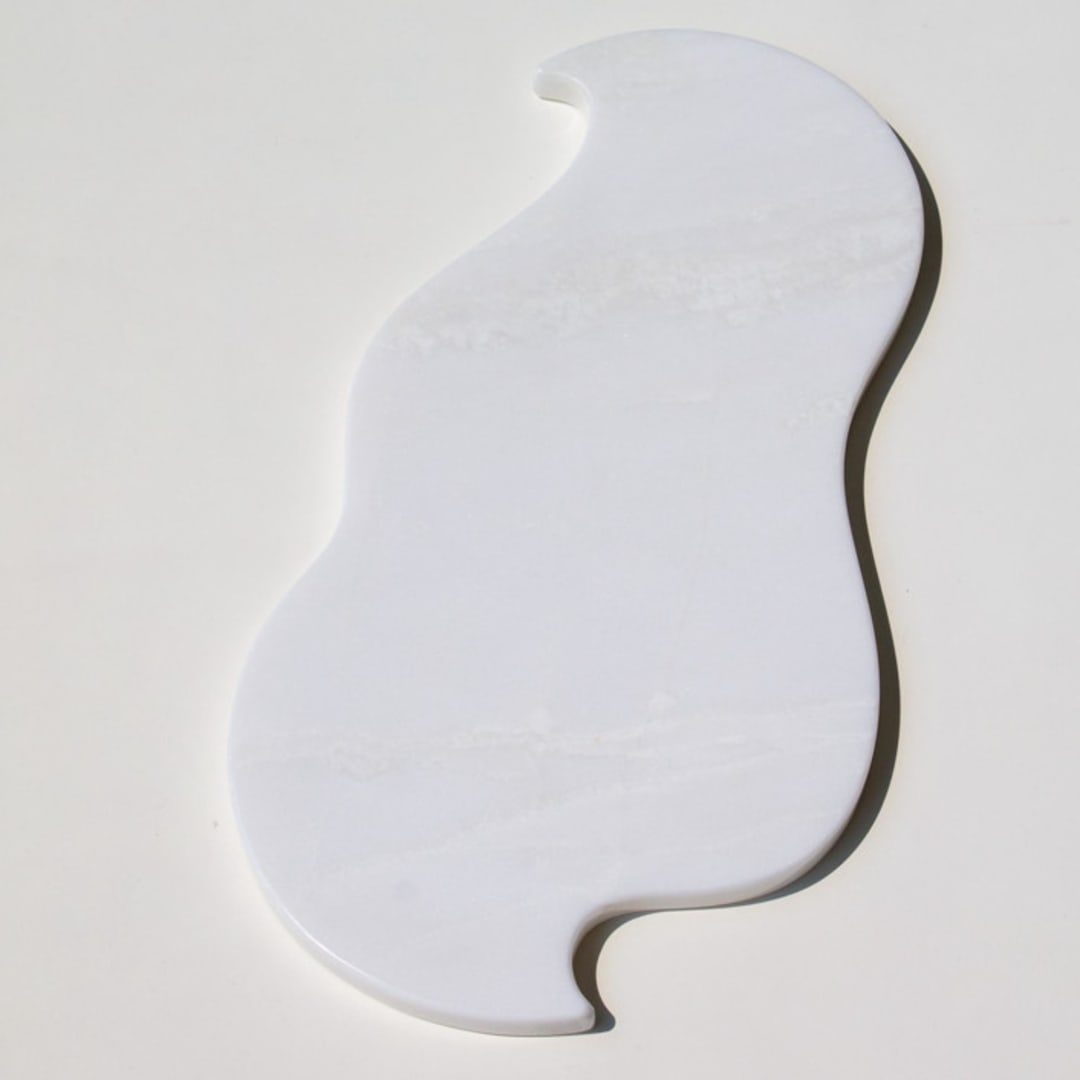 "Medusa Marble Tray (MILK)" - Vanity Trays and Dishes in white by the parmatile shop
