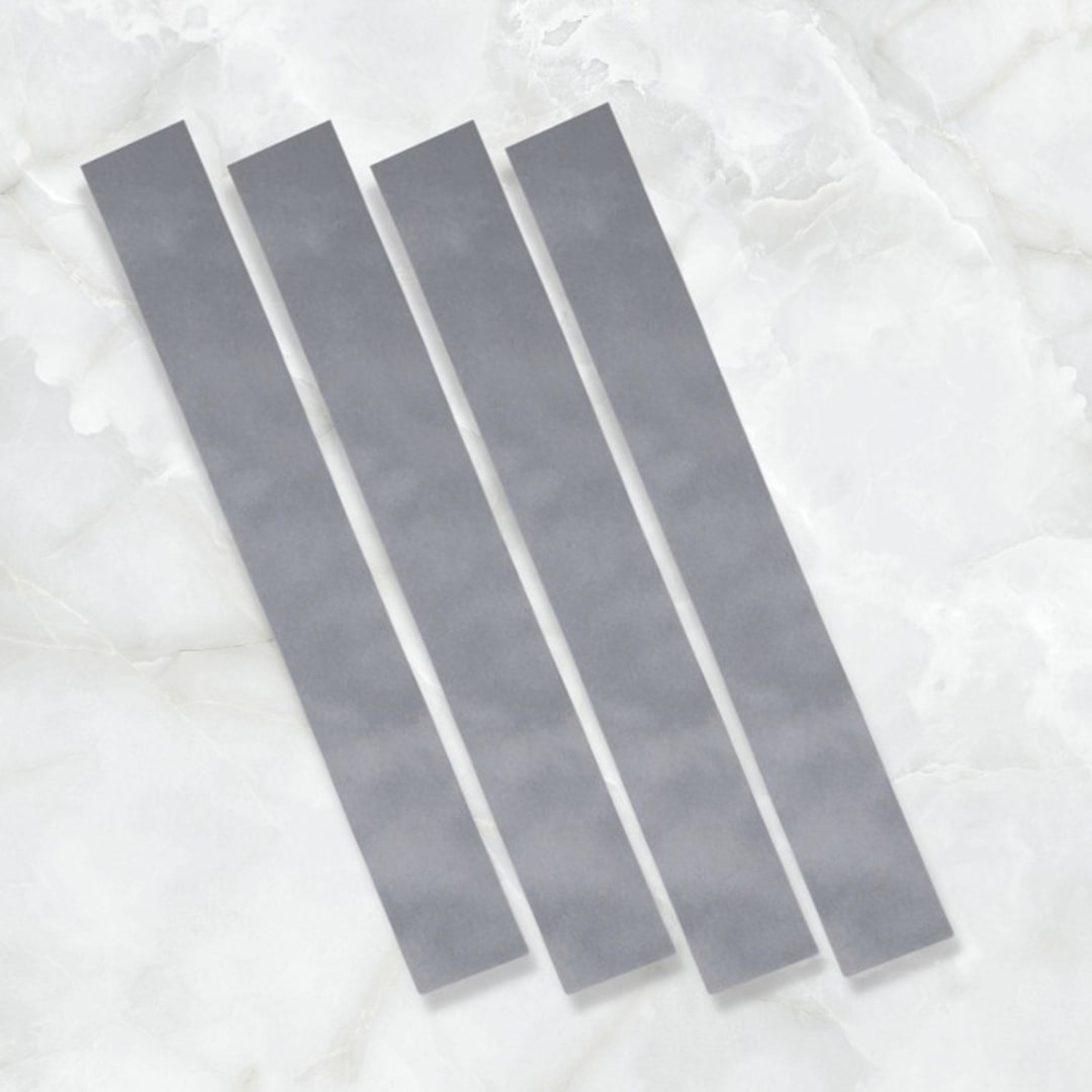 "Gray Velvet BellyBands for 5 x 7 Invitations (Set of 25)" - Belly Bands in gray by Caroline Russo