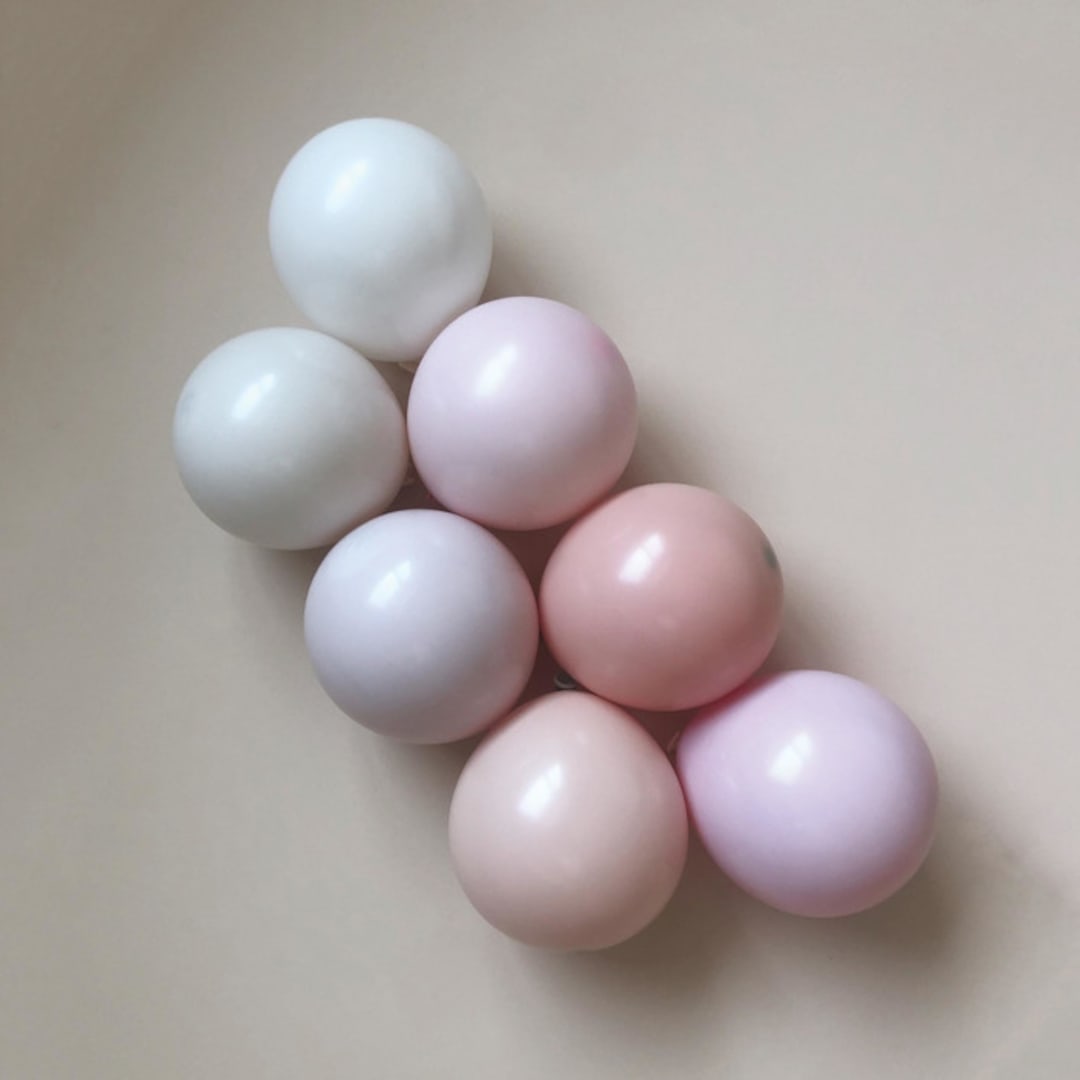 "Baby Pink Balloon Garland Premium Kit (8-10ft)" - Balloons in pink by PopFestCo