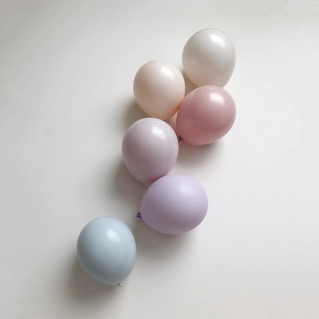 "Milky Pastel Balloon Garland Premium Kit (8-10ft)" - Balloons in multicolorassorted-colors by PopFestCo