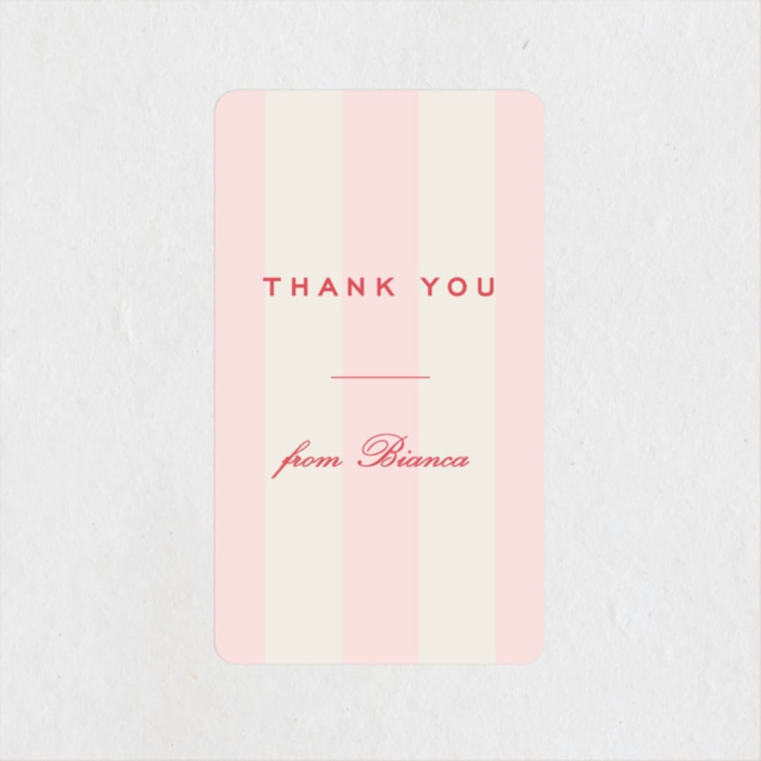 "Campania" - Baby Shower Stickers in Fragola by Megan Davis - Close-Up