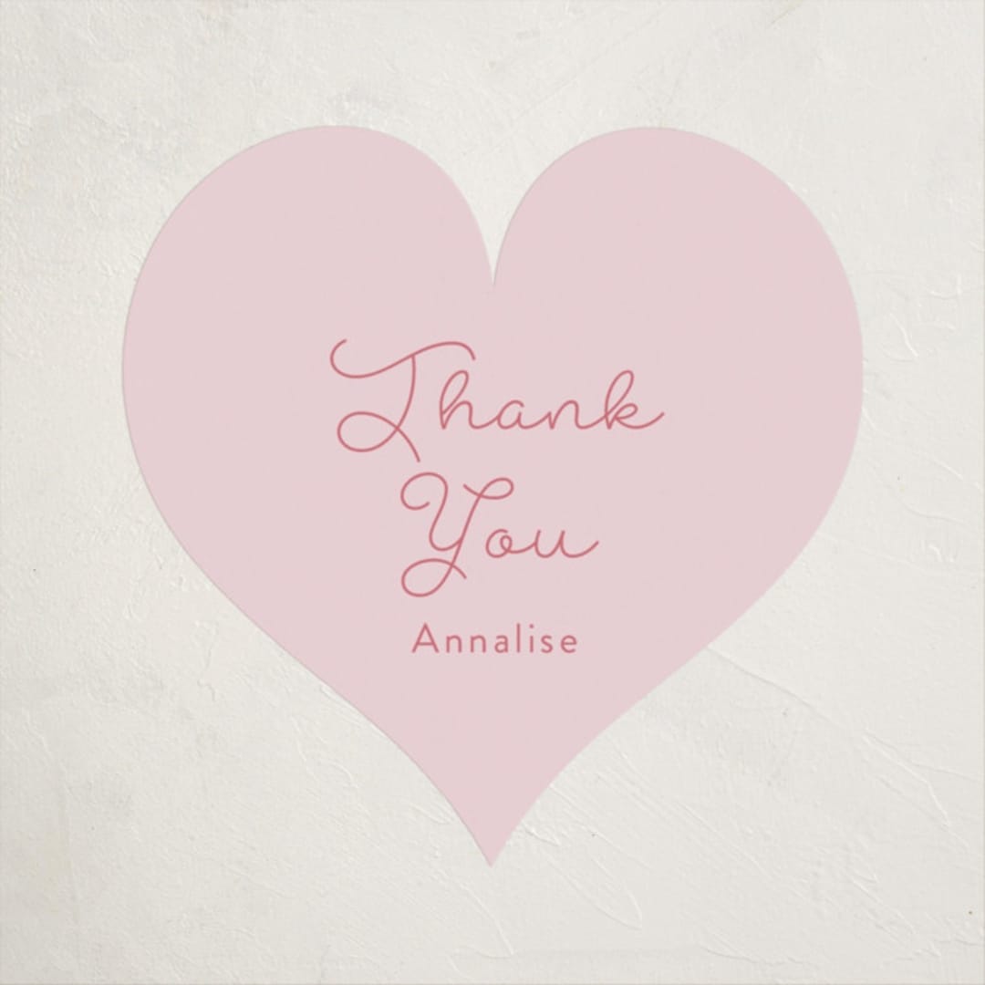 "Little Sweetheart" - Baby Shower Stickers in Strawberry by Angela Garrick - Close-Up