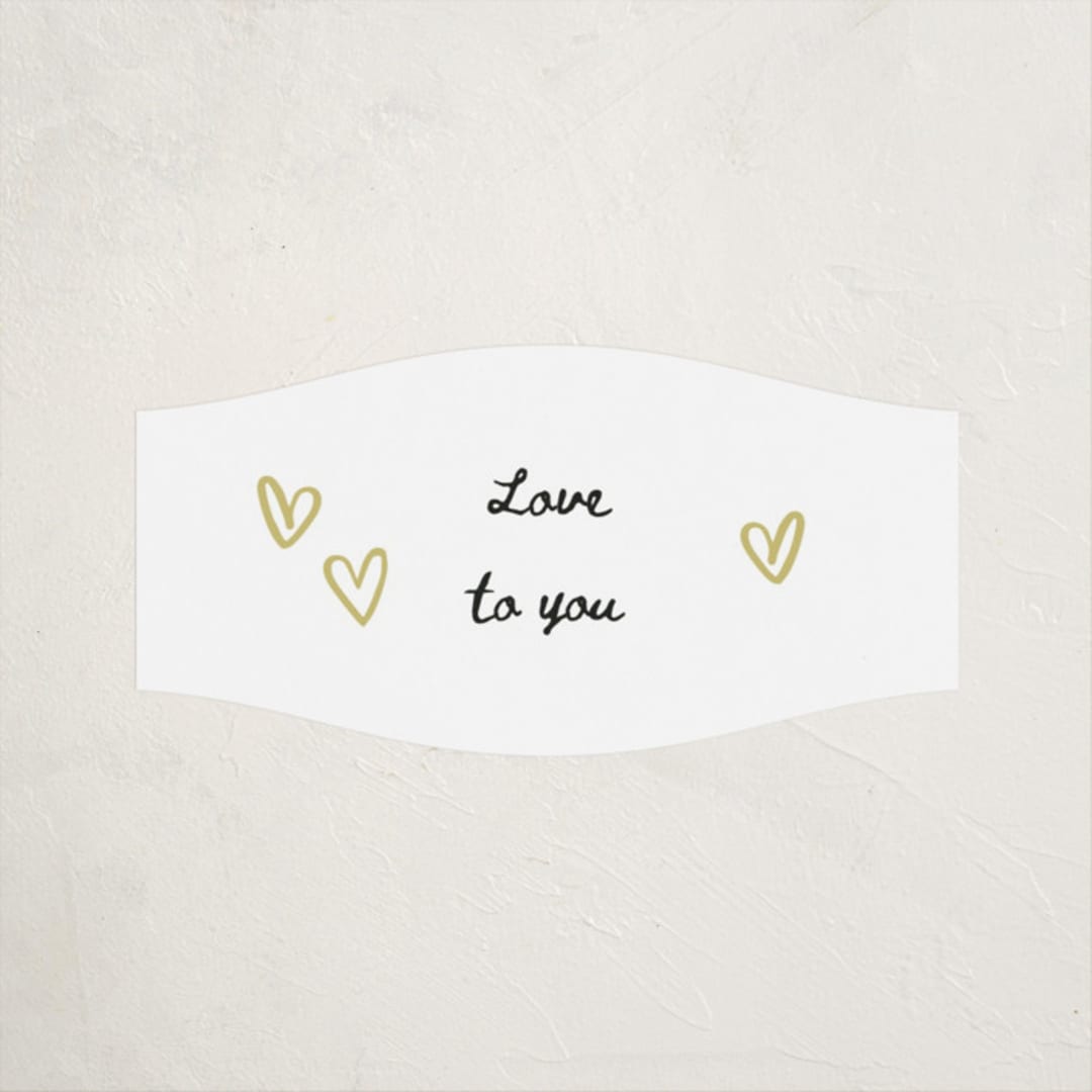 "Golden Flowers" - Baby Shower Stickers in Cloud by Ani Somi - Close-Up