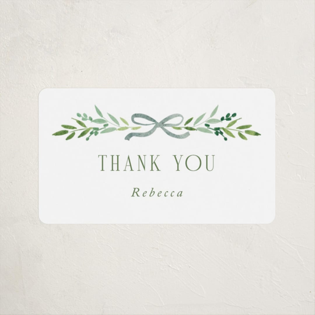 "Little Bebe" - Baby Shower Stickers in Meadow by Petra Kern - Close-Up