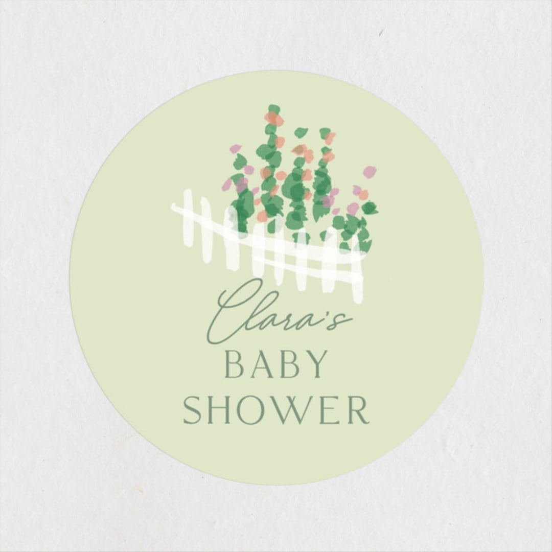 "sweet countryside" - Baby Shower Stickers in Meadow by Rebecca Durflinger - Close-Up