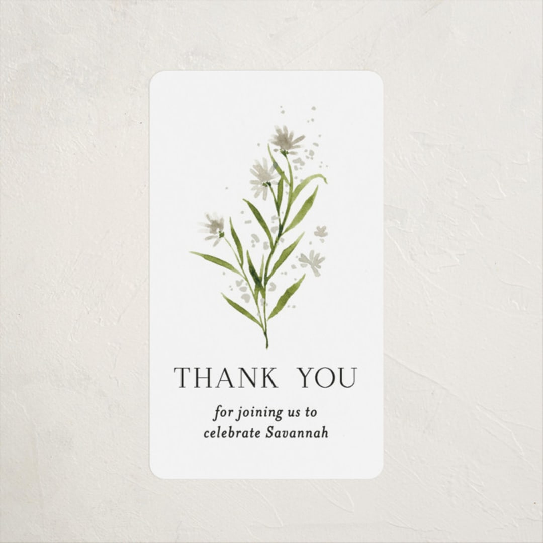 "Aveline" - Baby Shower Stickers in Diamond by Kate Ahn - Close-Up