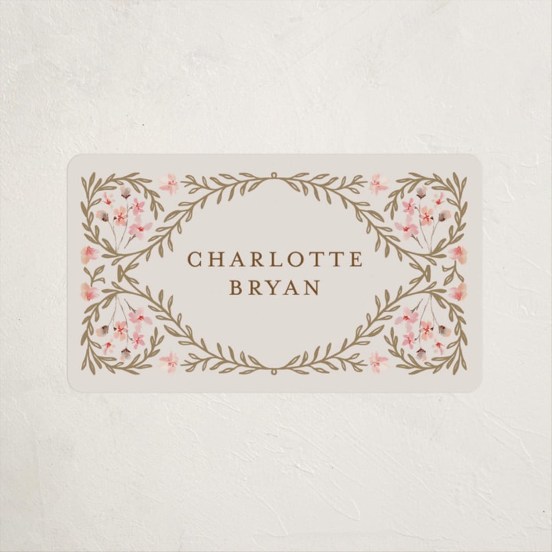 "Victorian" - Baby Shower Stickers in Versailles by Claudia Orengo - Close-Up