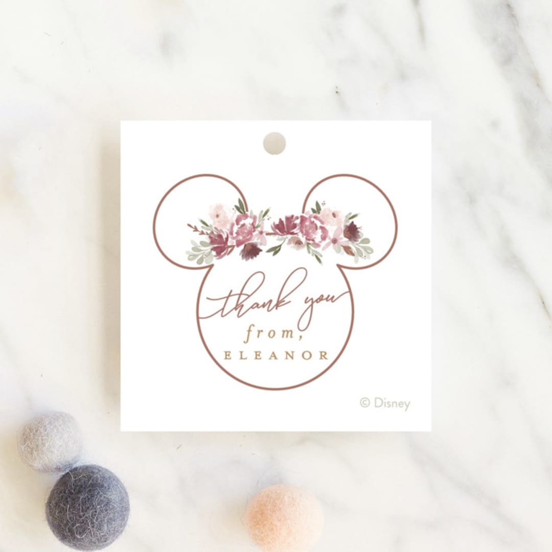 Floral Disney's Minnie Mouse