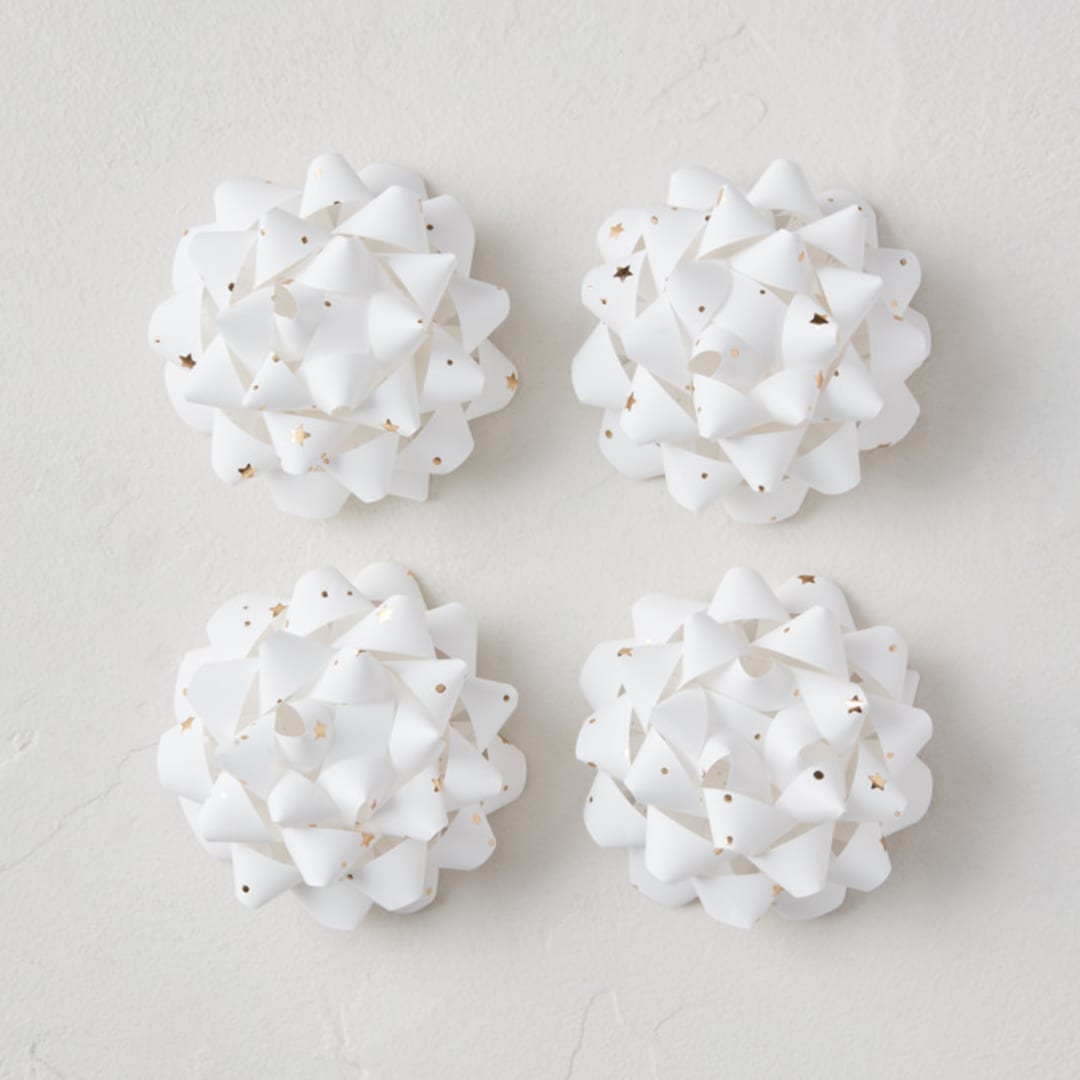 "confetti stars" - Wrapping Paper Bow in Cloud by Jenna Holcomb