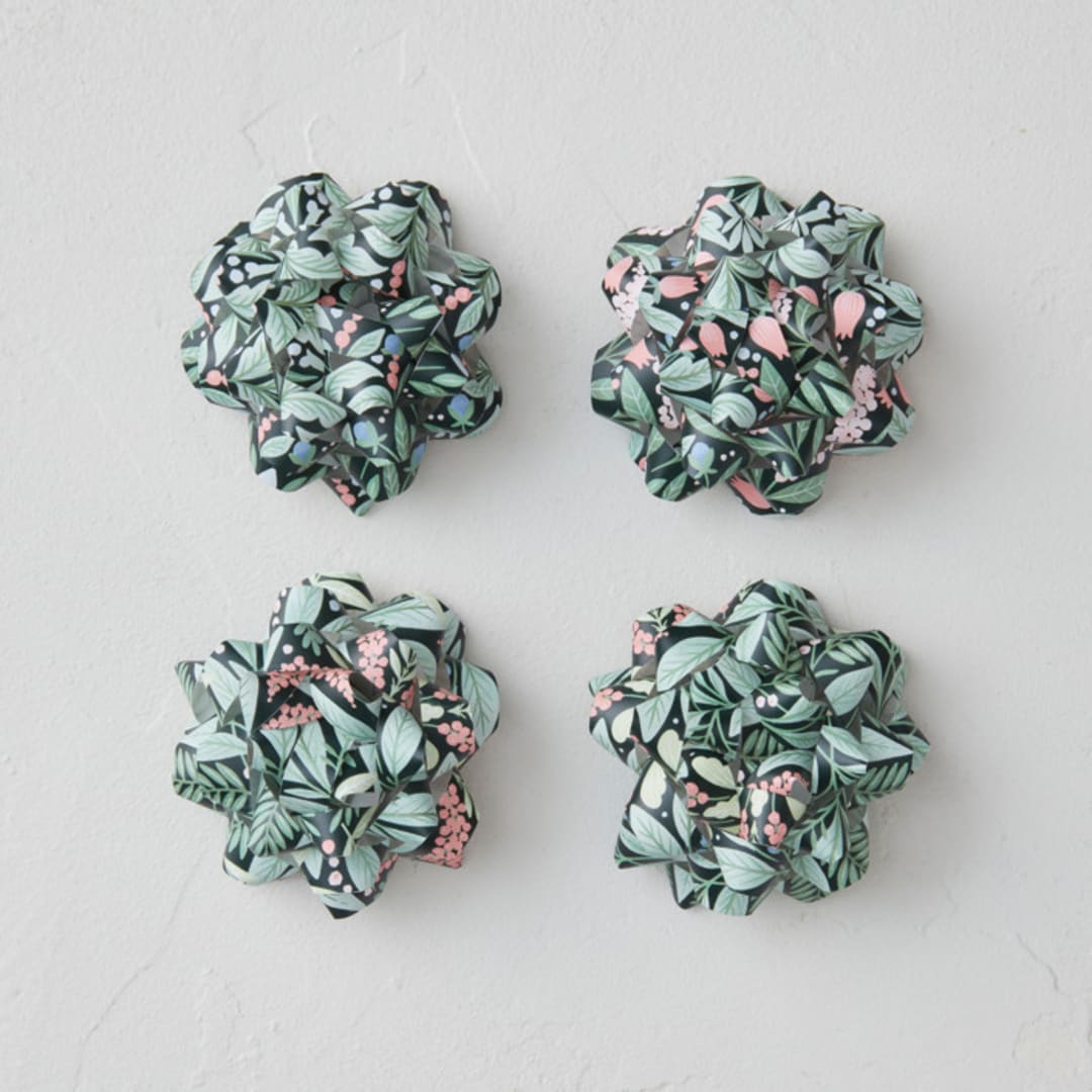 "Floral Texture" - Wrapping Paper Bow in Lush by Kristen Smith