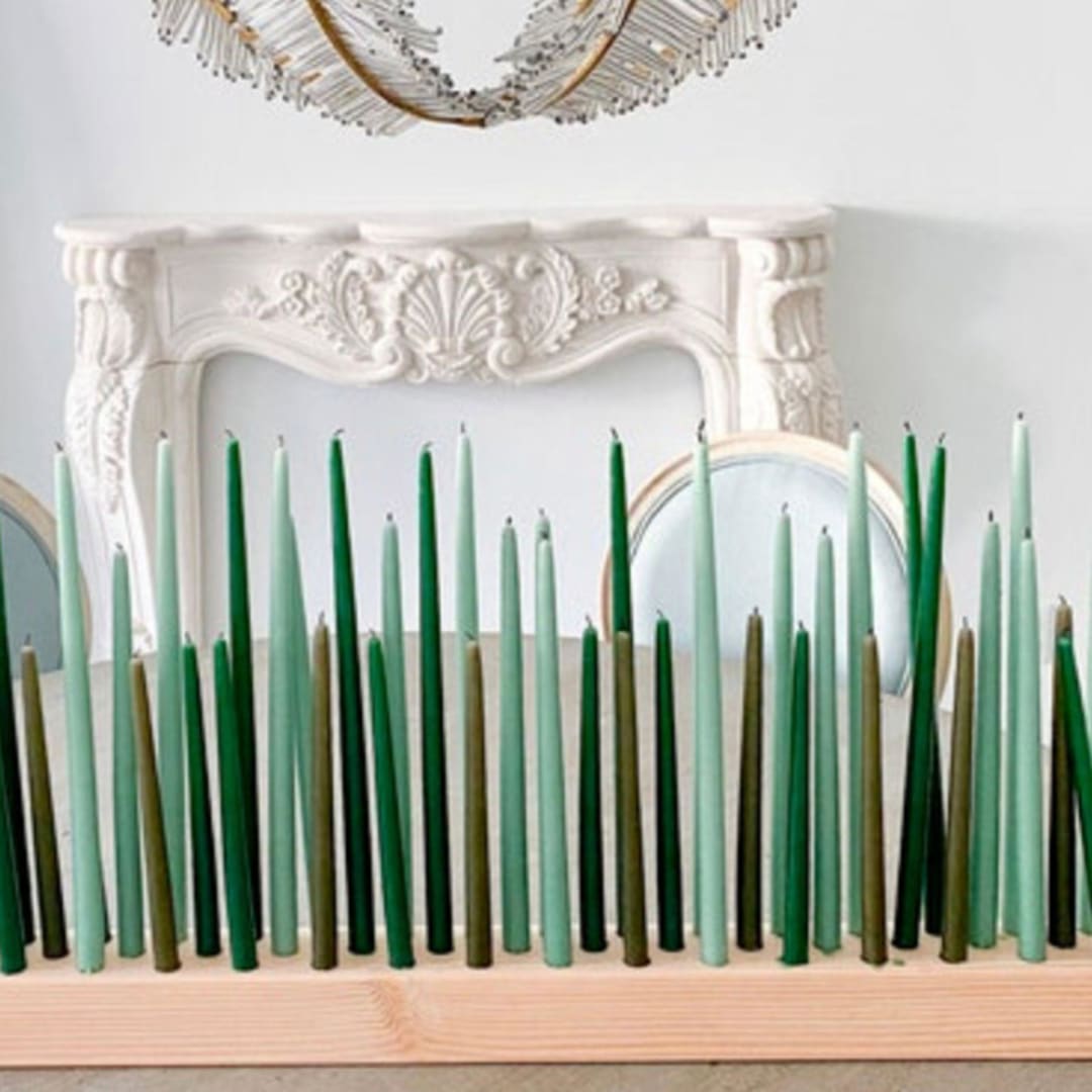 "36" Natural Wood Candleholder" - Candle Holders in pink by Katelin Simons