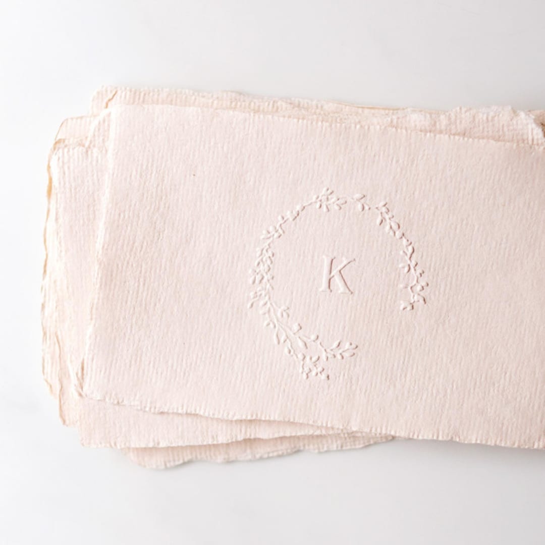 "Custom Monogram Embosser No. 4" - Embossers in multicolor by Tara Grangroth