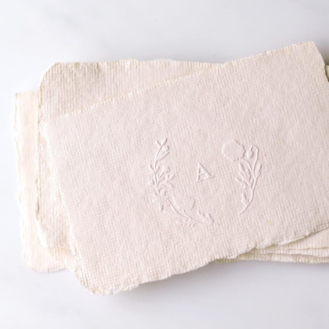 "Custom Monogram Embosser No. 1" - Embossers in copper by Tara Grangroth