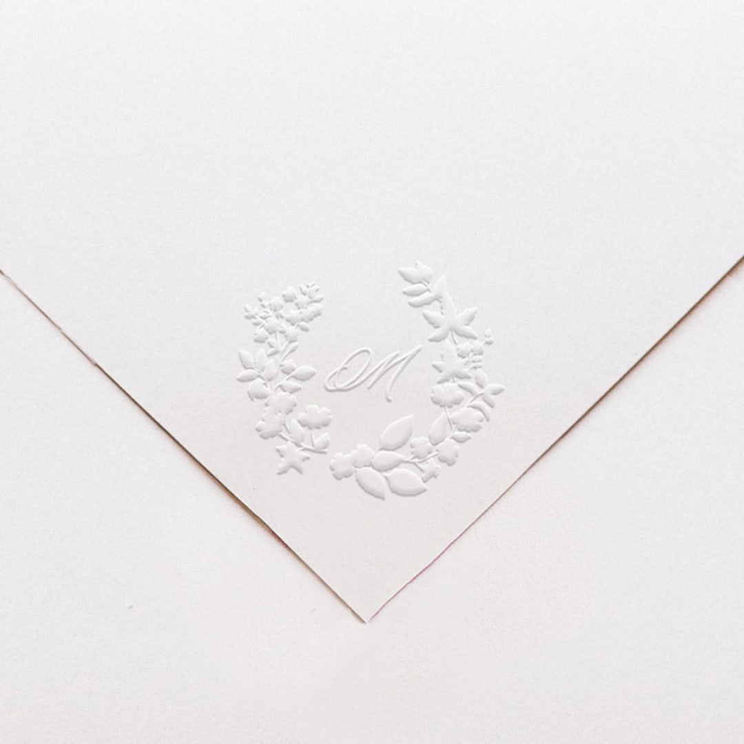 "Custom Monogram Embosser No. 5" - Embossers in black by Tara Grangroth