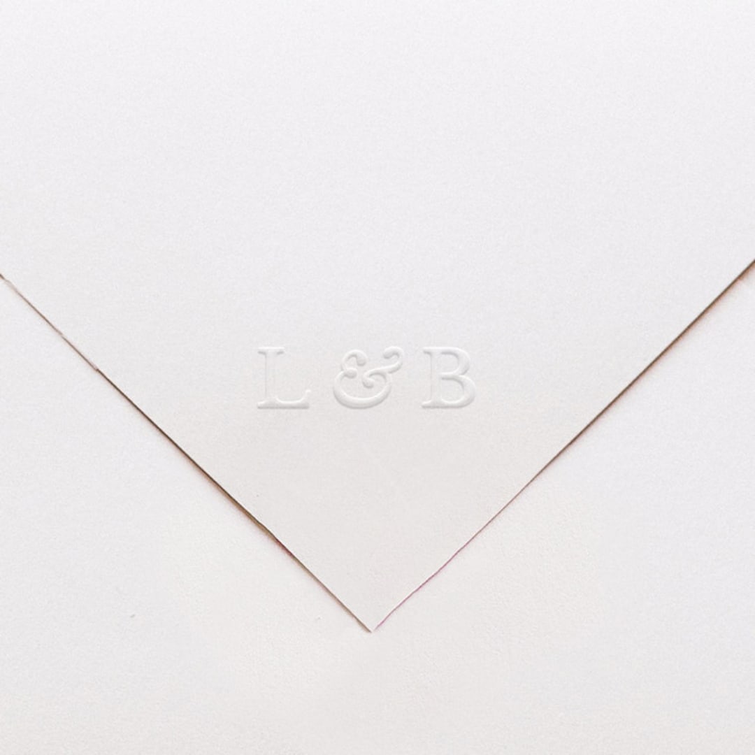 "Custom Monogram Embosser No. 6" - Embossers in black by Tara Grangroth