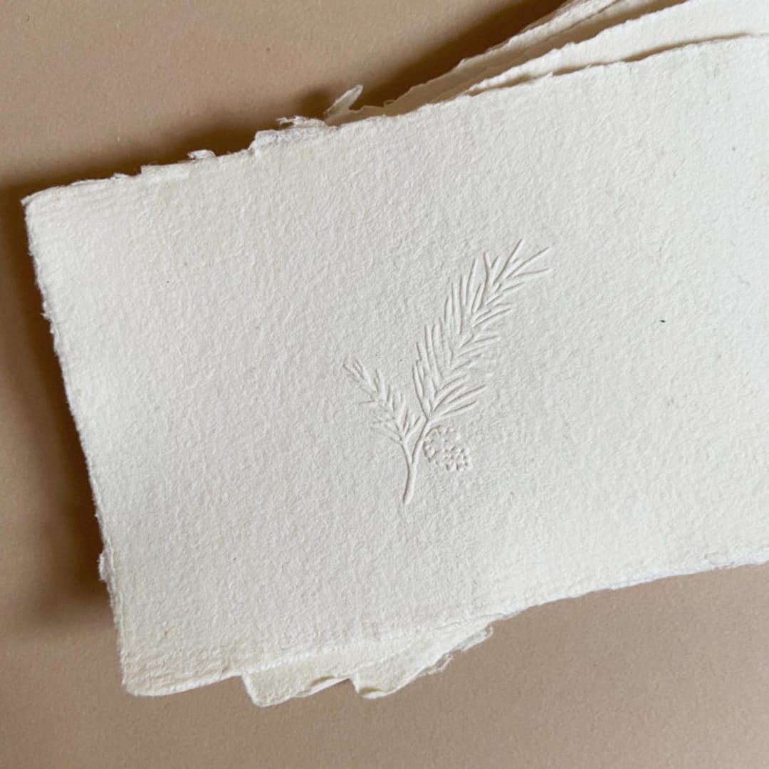 "Holiday Pine Branch Embosser" - Embossers in silver by Jenny Sanders