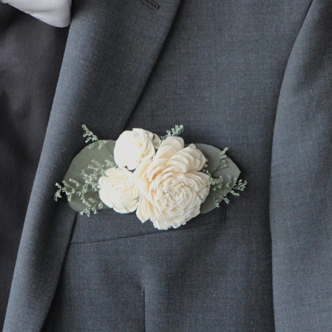 Traditional Boutonniere | Pocket Boutonniere | Customizable