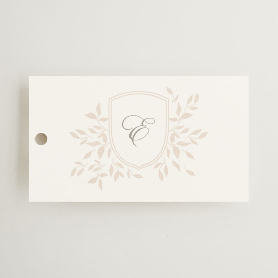 "Aperol" - Wedding Favor Tags in Chiffon by Kristie Kern - Front