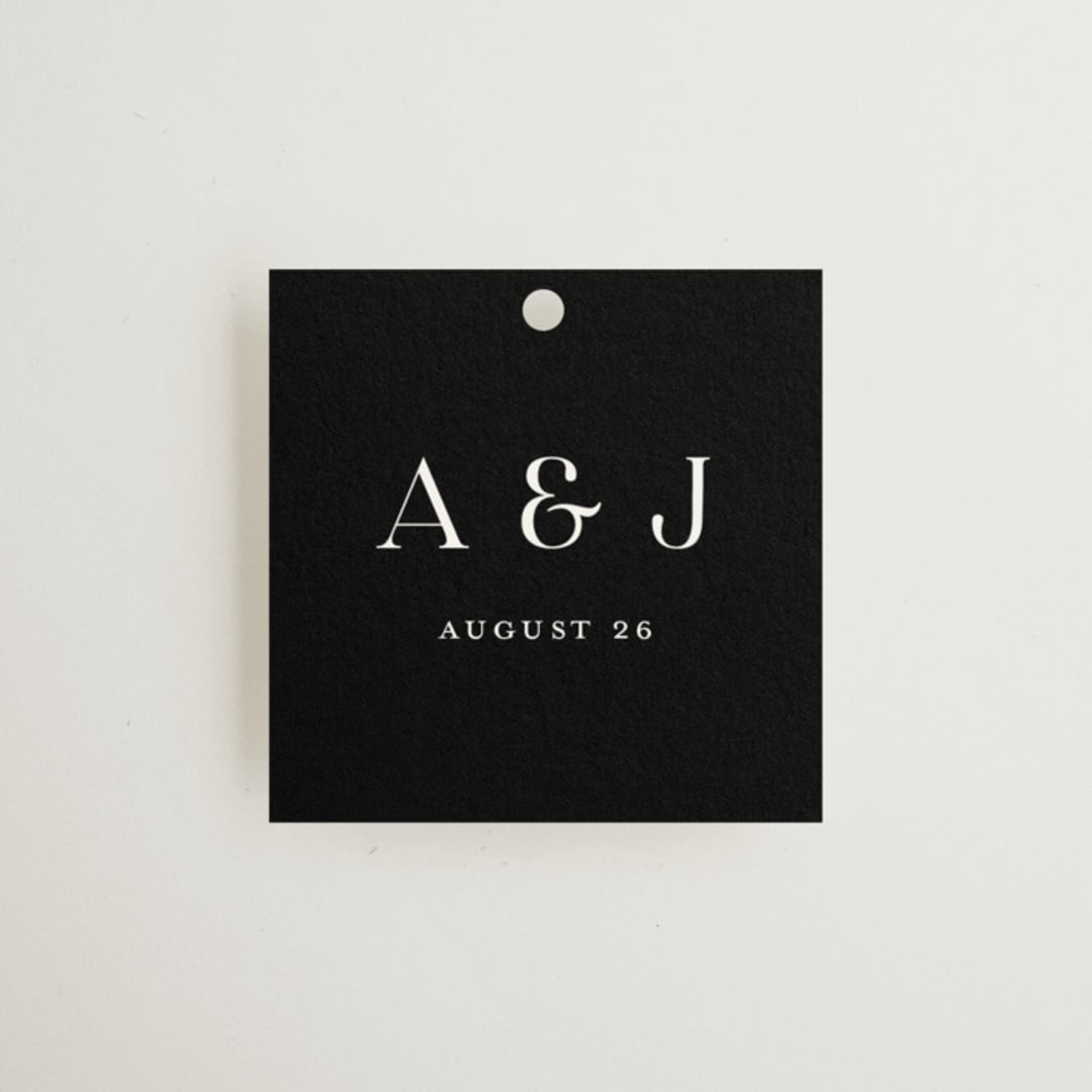 "Have and Hold" - Wedding Favor Tags in Porcelain by Eric Clegg - Front