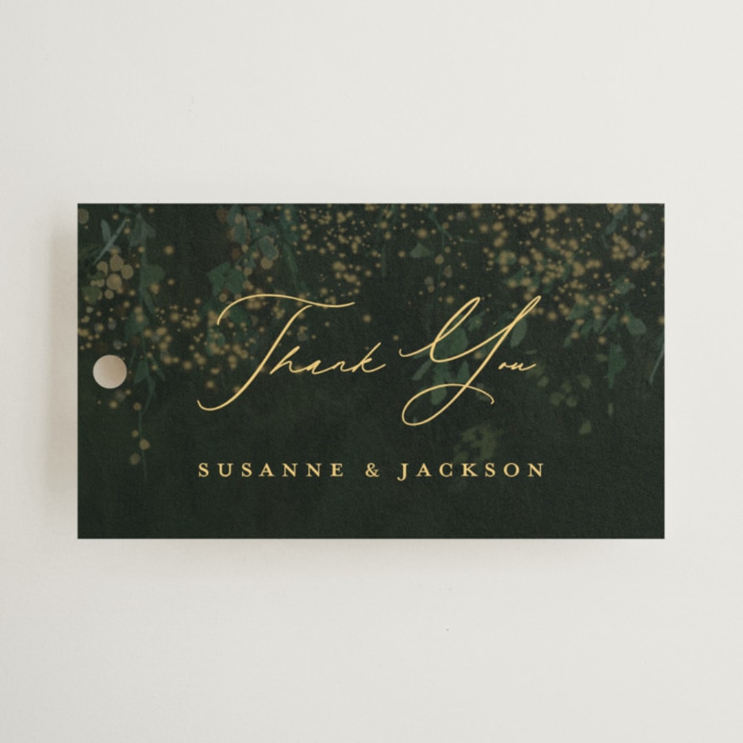 "New Orleans from Disney's Princess and The Frog" - Wedding Favor Tags in Mystic by Phrosné Barwood - Front